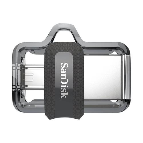 SanDisk Ultra Dual M3.0 - Clé USB - 16 Go - USB 3.0 / micro USB