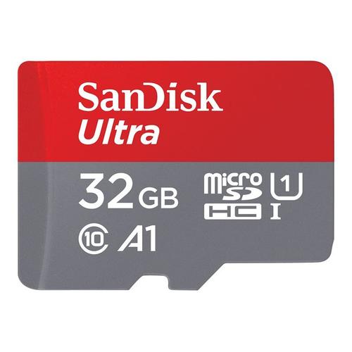 SanDisk Ultra - Carte mémoire flash (adaptateur microSDHC - SD inclus(e)) - 32 Go - A1 / UHS Class 1 / Class10 - microSDHC UHS-I