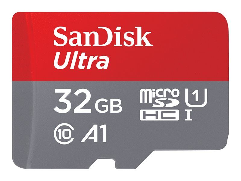 SANDISK - Carte mémoire SD microSDHC Ultra UHS-I Classe 10 (80Mo/s 533x) 16  GB