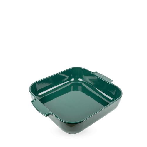 Plat Four Céramique Carré Vert Forêt 36 Cm - 14.25in Appolia