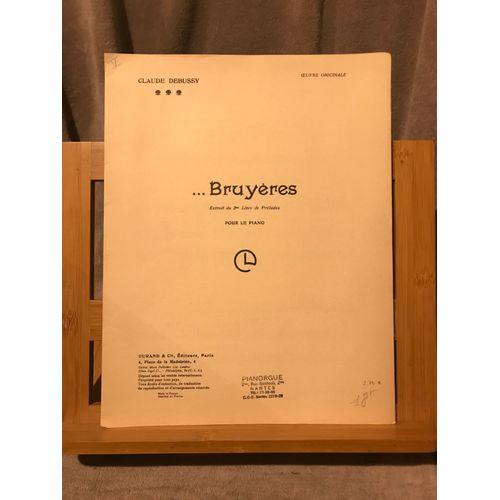 Debussy Bruyères Des Préludes Livre 2 Partition Piano Éditions Durand