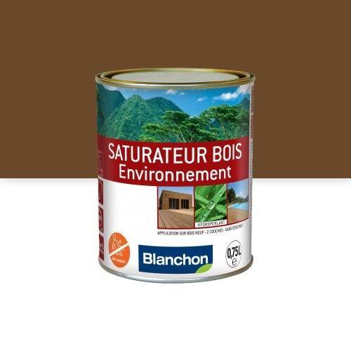 Saturateur bois extérieur - 0,75 litres - Chêne - Environnement BLANCHON