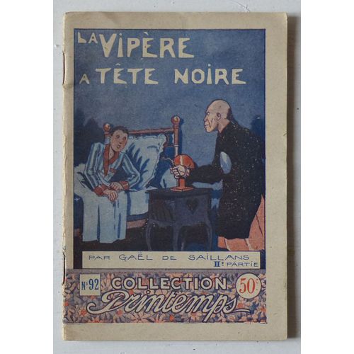La Vipère À Tête Noire (2e Partie) (Collection 'printemps' N°92)