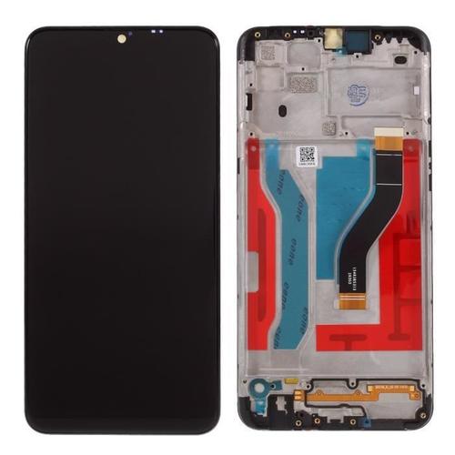 Assemblage Écran Lcd Et De Montage+Cadre Numériseur (Sans Logo) Pour Samsung Galaxy A10s Sm-A107f-Noir Scb3