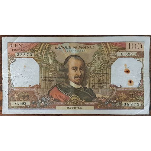 Billet De 100 Francs Corneille 4 - 1 - 1973 France G.692