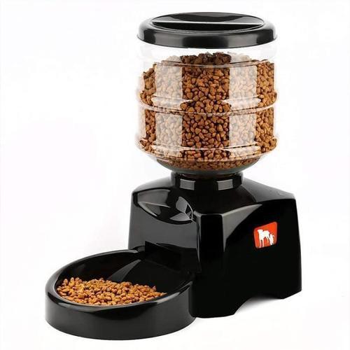 Distributeur Automatique De Croquettes Avec Écran Lcd 5.5l Grand Intelligents Chiens Chats Animaux Domestiques Distributeur De Bol Scb33