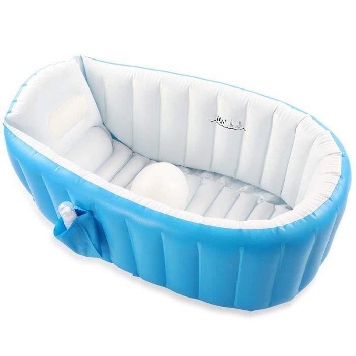 Baignoire Gonflable Bebe Bassin D Eau Pliable Baignoire Voyage Portable Pour Bebe Douche Rose Mmk22 Rakuten