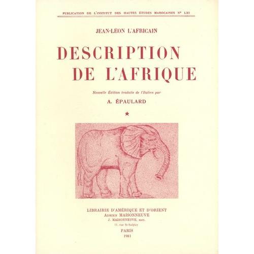Description De L'afrique - Tomes 1 Et 2