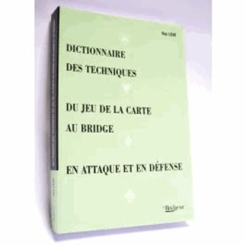 Dictionnaire Des Techniques Du Jeu De La Carte