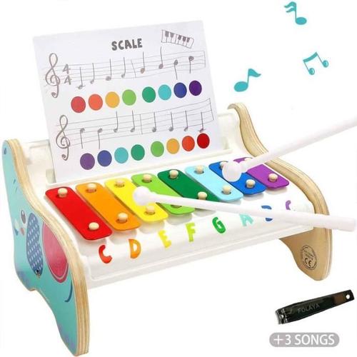 Color 1 GoStock Jouets Musicaux du bébé Xylophone Instrument de Musique pour Enfants Bébé 1,2,3 Ans 