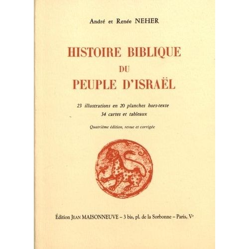 Histoire Biblique Du Peuple D'israël