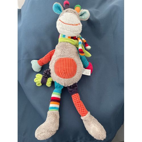 Doudou Peluche Ane Girafe Tex Mots D¿Enfants Grand