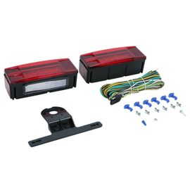 Ensemble De Feux Arrière De Remorque Submersible À Led Pour Remorque De Bateau De Moins De 80 Pouces Avec Et Support