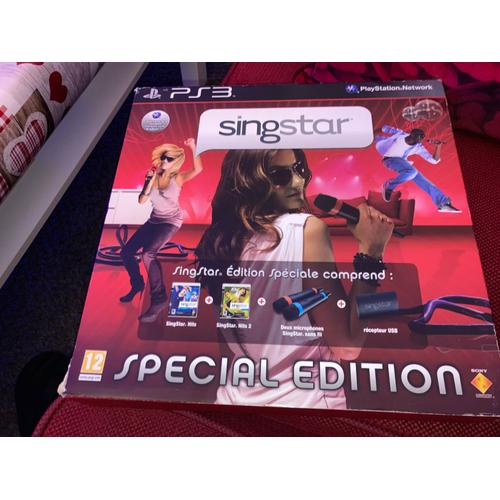 Coffret Collector Singstar Ps3 Micro Sans Fil + 3 Jeux