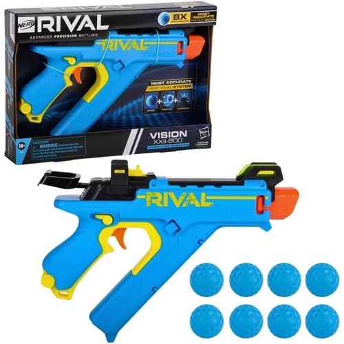 Nerf Rival, Blaster Vision Xxii-800, Système Nerf Rival Le Plus Précis, Viseur Ajustable, 8 Billes En Mousse De Précision