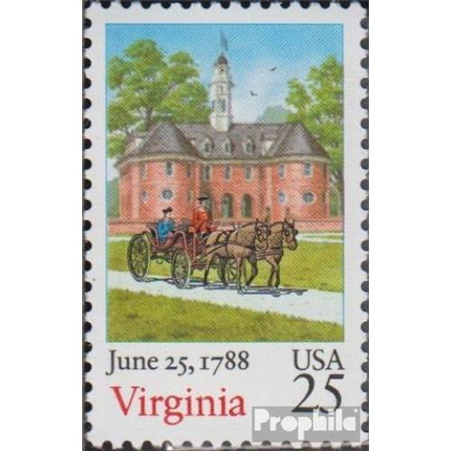 Etats-Unis 1987 (Complète Edition) Neuf Avec Gomme Originale 1988 Constitution Virginia