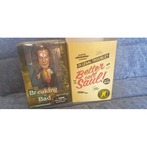 Figurine Mezcobreaking Bad Bobblehead 2014 Saul Goodman Version Avec Cravate Rouge