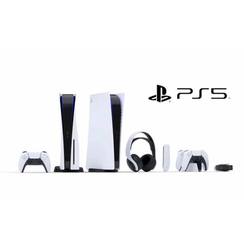 Console Playstation 5 - Edition Digitale + Casque-Micro Pulse 3d Pour Ps + Station De Rechargement Pour Ps5
