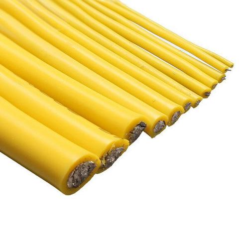 Fil De Silicone Jaune 2m 8/10/12/14/16/18/20/22/24/26 Awg Sr Wire-Générique