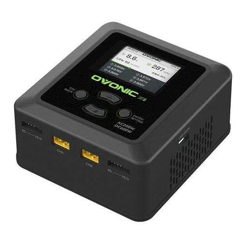 Chargeur D'éQuilibrage De Batterie Lipo/Life/Nicd/Nimh/Lihv Ovonic X1 Dual Ac 200w Dc 600w 15a Rc-Générique