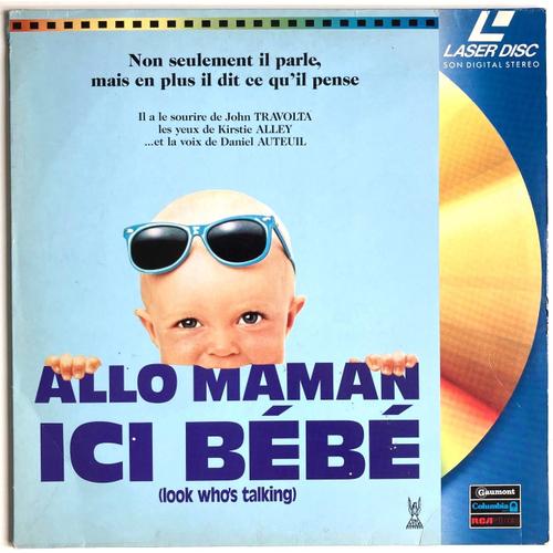 Laserdisc Allo Maman Ici Bébé 1989 Vf