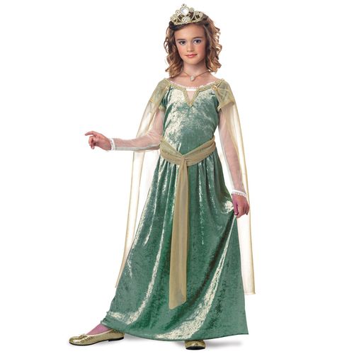 Déguisement Reine Guenièvre Fille - Taille: Xl 12 - 14 Ans (155 Cm)