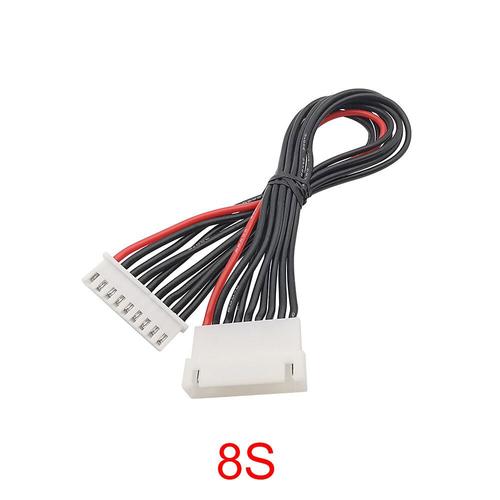 Chargeur De Batterie Lipo Avec CâBle D'extension D'éQuilibrage En Silicone 300mm 2s 3pin 3s 4pin 4s 5pin 6s 7pin 7s 8pin 8s 9pin 2.54xh 30cm-Générique