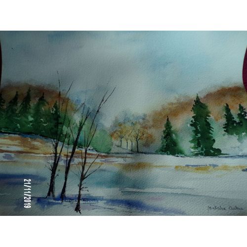 Aquarelle Originale Et Récente
