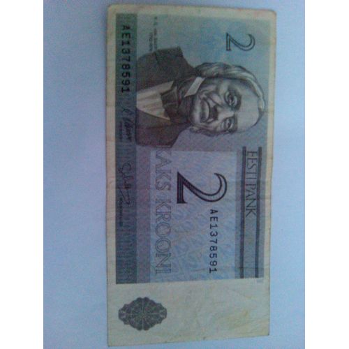 Billet 2 Krooni Estonie
