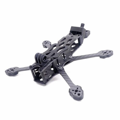 Teosaw Steele3 154mm / Steele4 178mm Empattement De Roue 4mm éPaisseur Du Bras Kit De Cadre De Type X Support De L'unité D'air Dji O3 Vista Pour Drone Rc Diy Fpv Racing-Générique