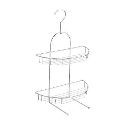 Etagère de douche Kuopio - L. 28 x H. 43 cm - Argent