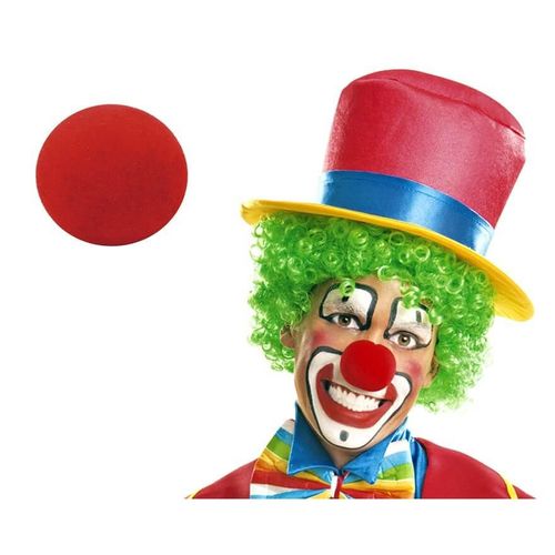 Nez De Clown Rouge De Caoutchouc Mousse (Taille Unique)