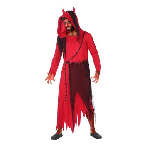 Déguisement De Diable Avec Chaînes Pour Homme (Taille Xxl)