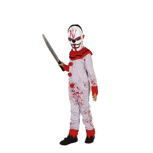 Clown Sanguinaire Costume Pour Les Garçons (Taille 8-10a)