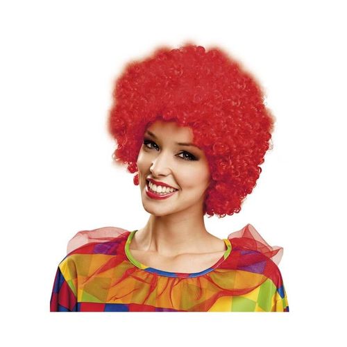 Perruque Rouge De Clown (Taille Unique)