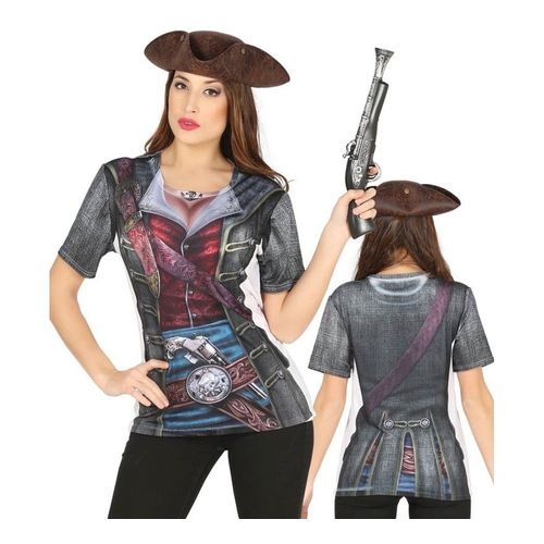 T-Shirt Déguisement De Corsaire Pour Femme
