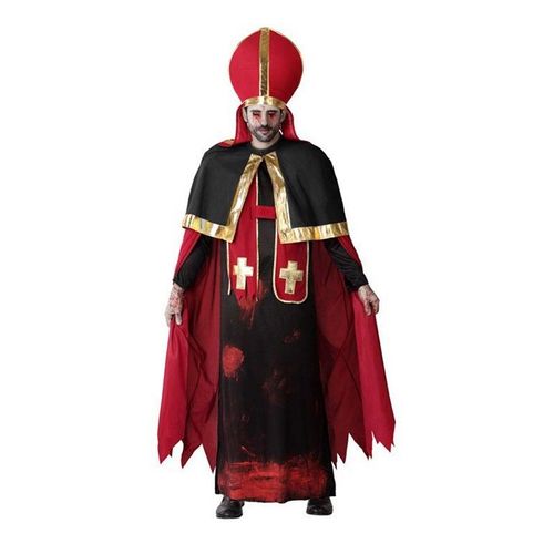 Costume Noir Pape Et Hommes Rouges Sangriento (Taille Xs)
