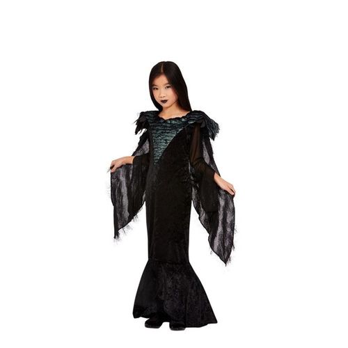 Costume De Princesse Pour Les Filles De Cuervo Noir Élégant (Taille 4-6a)