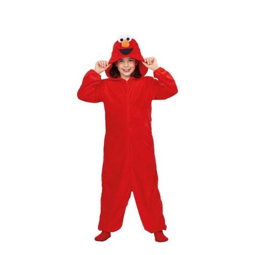 Pyjama Costume Elmo De Sesame Street Enfants (Taille 7-9a)