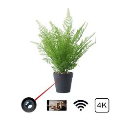 Fausse Plante Camera Espion 4k Wifi