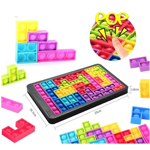 Pop It Bébé Puzzle Enfant 3-6 Ans Fidget Toys Anti Stress Sensoriel Educatif