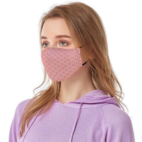 Masque Foulard Lavable Mixte Protection Contre Poussière Avec 2 Filtres Charbons Pm2.5