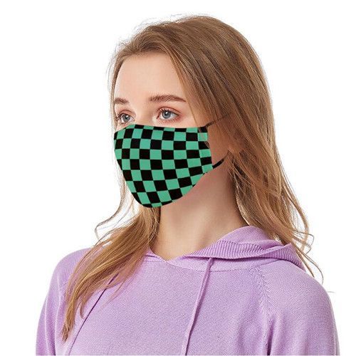 Masque Foulard Lavable Mixte Protection Contre Poussière Avec 2 Filtres Charbons Pm2.5
