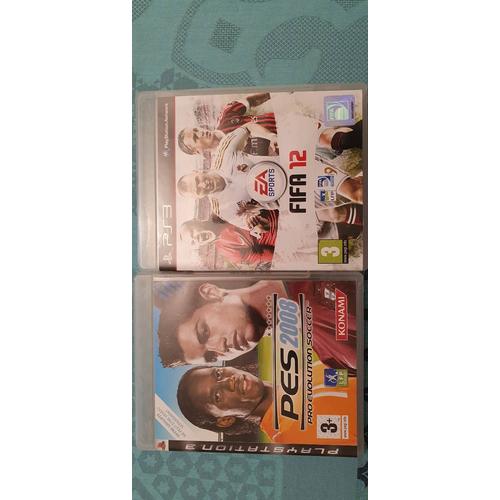 Lot 2 Jeux Foot Ps3 Pes 2008 Et Fifa 2012