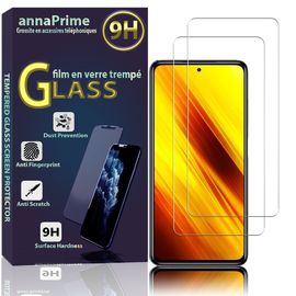 Lot / Pack De 2 Films Verre Trempé Pour Xiaomi Poco X3 Nfc/ Poco X3 6.67" Protection D'écran