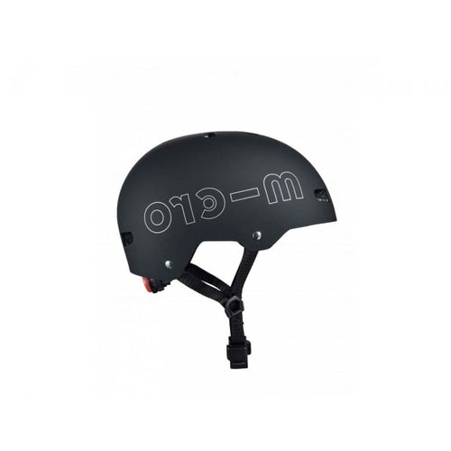 Casque Noir Mat - Nouvelle Gamme - Boucle Magntique / Lumire Led Intgre - Taille L