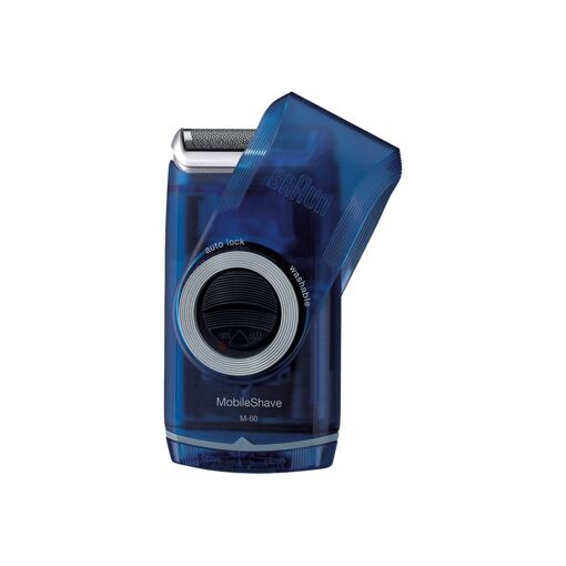 Braun MobileShave M 60 - Rasoir - sans fil - bleu/transparen