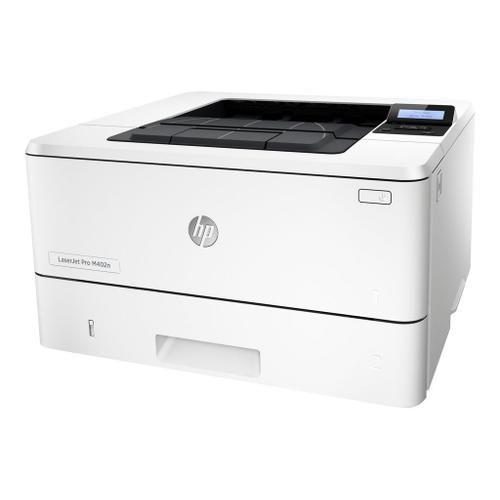 HP LaserJet Pro M402n - Imprimante - Noir et blanc - laser - A4/Legal - 4 800 x 600 dpi - jusqu'à 38 ppm - capacité : 350 feuilles - USB 2.0, Gigabit LAN