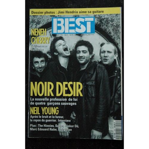 Best 293 Décembre 1992 Noir Desir - Neneh Cherry - Jimi Hendrix - Neil Young