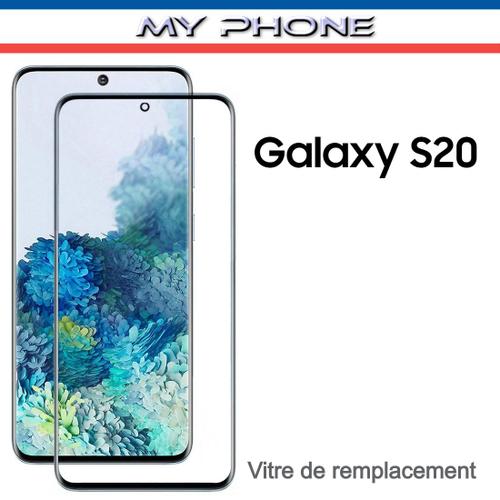 Pour Samsung Galaxy S20 Verre Noir Vitre Avant Écran Réparation Remplacement Sm-G980f